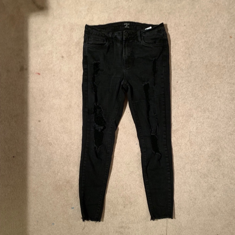 Black Ripped Skinny Jeans